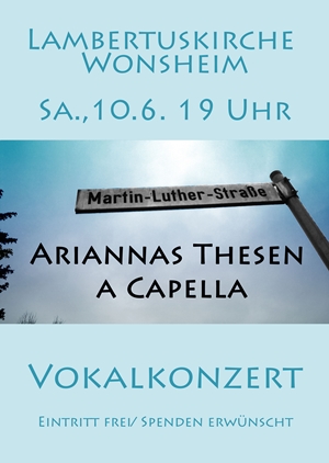 Arianna a capella Thesen Wonsheim