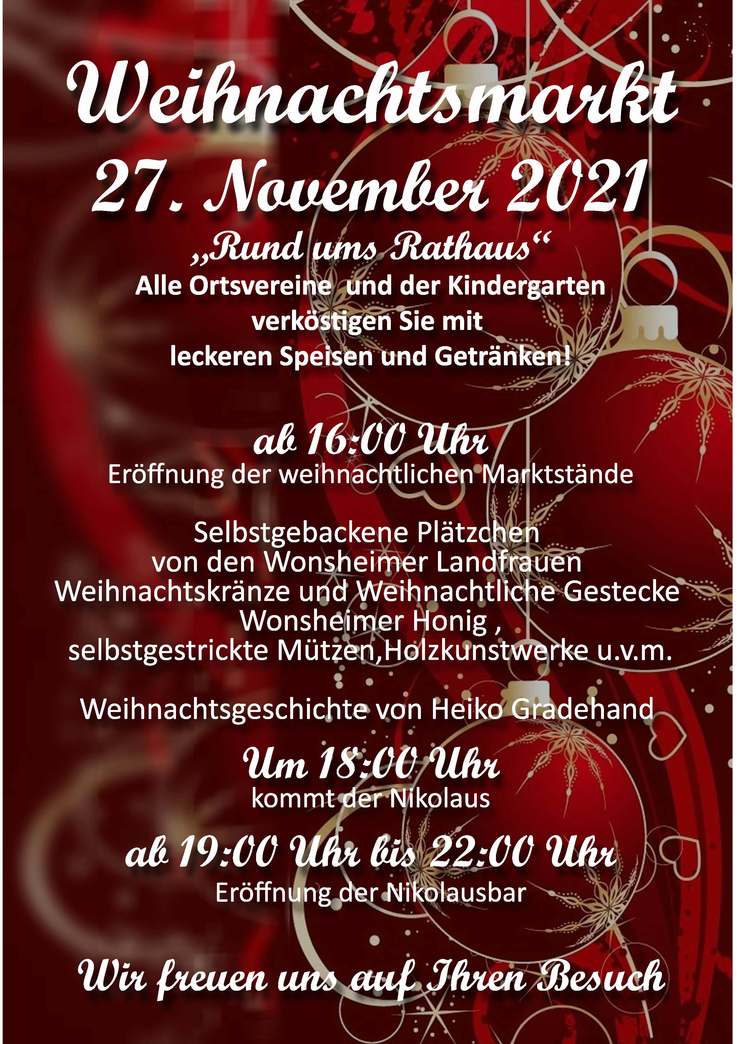 Weihnachtsmarkt 2021